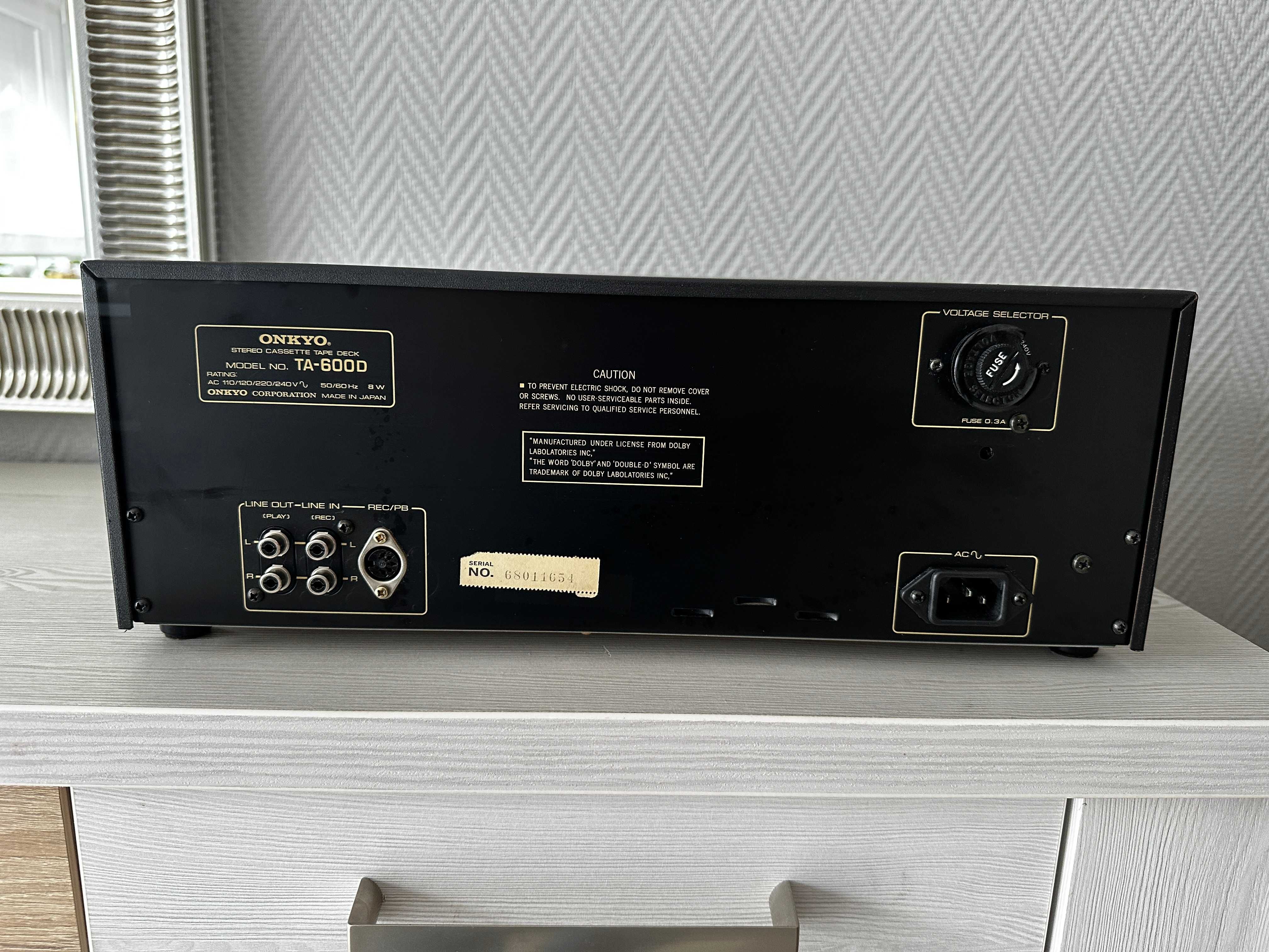 ONKYO TA-600D Deck magnetofon Hi-Fi