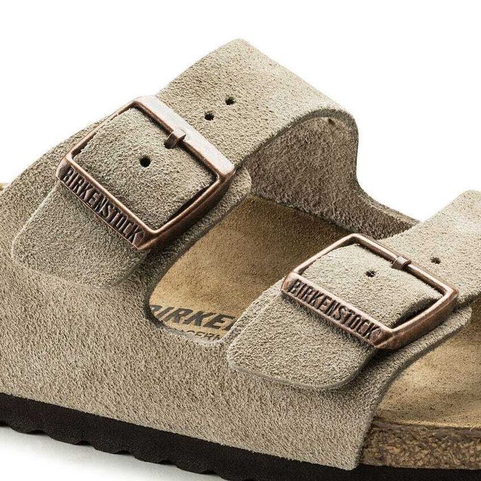 Босоніжки Birkenstock Arizona Suede Leather Taupe