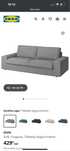 Sofá Ikea Kivik