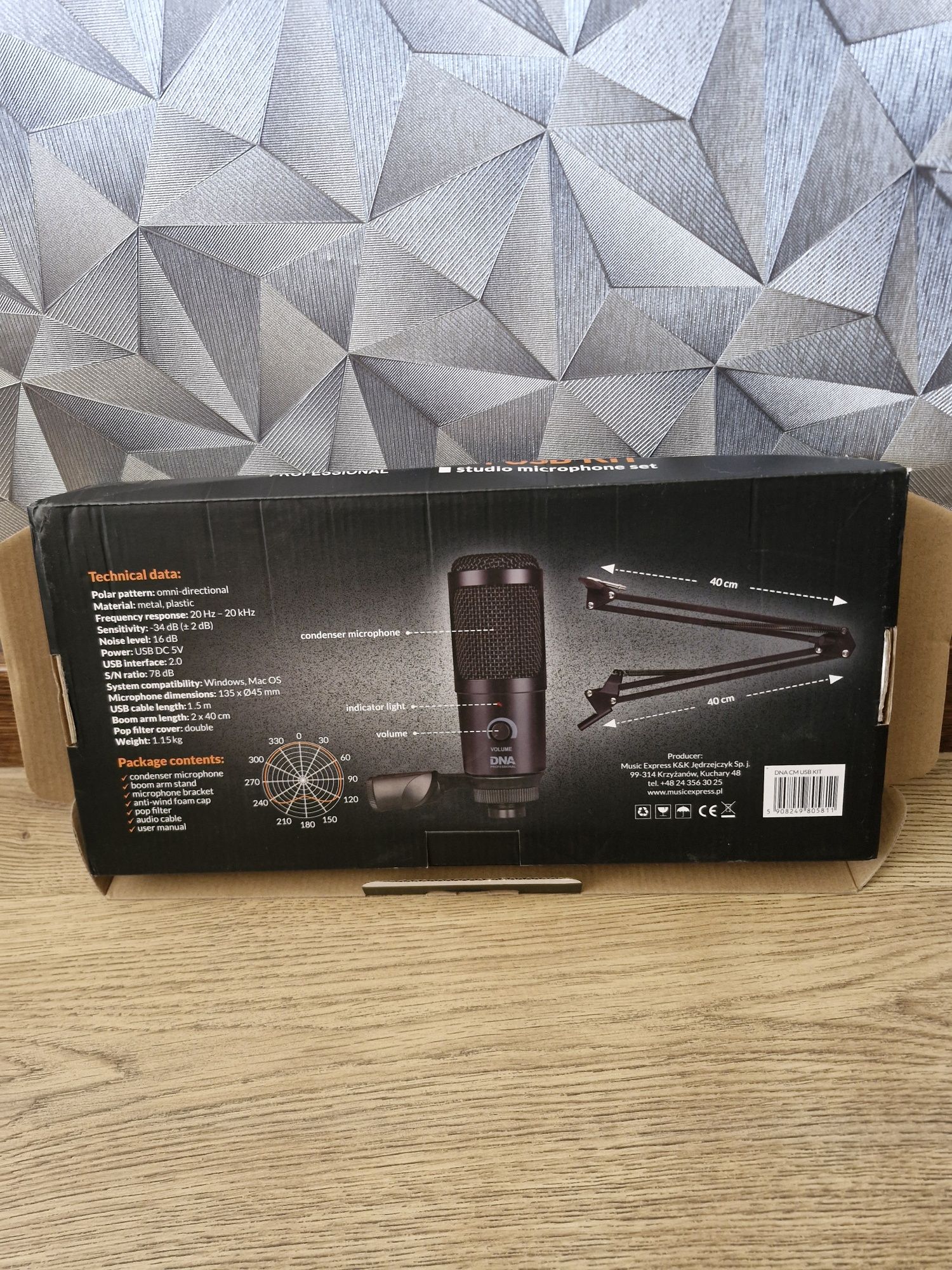Mikrofon DNA cm usb kit