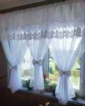 Firanka 3 kokony haft koronka 300x150cm