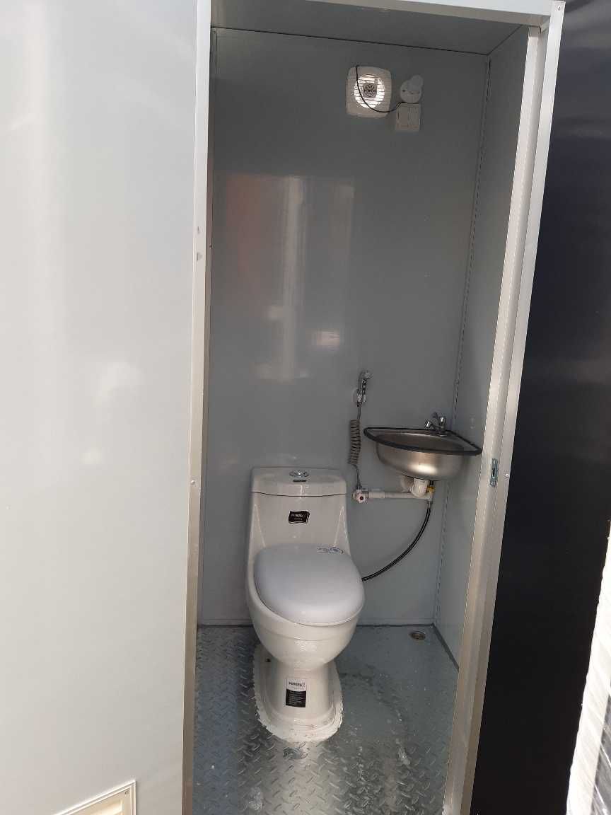 Kontener sanitarny - WC toaleta podwójny