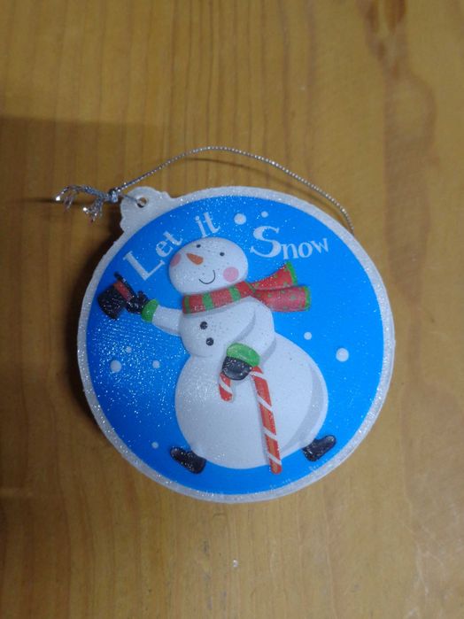 Ornamento de Natal - boneco de neve