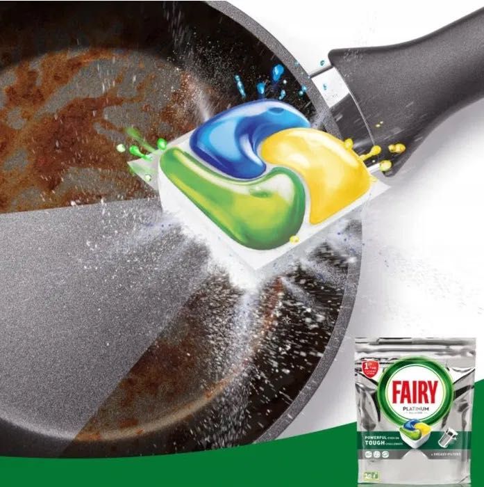 2x FAIRY PLATINUM All In One 96 SZTUK Kapsułki Tabletki do Zmywarki
