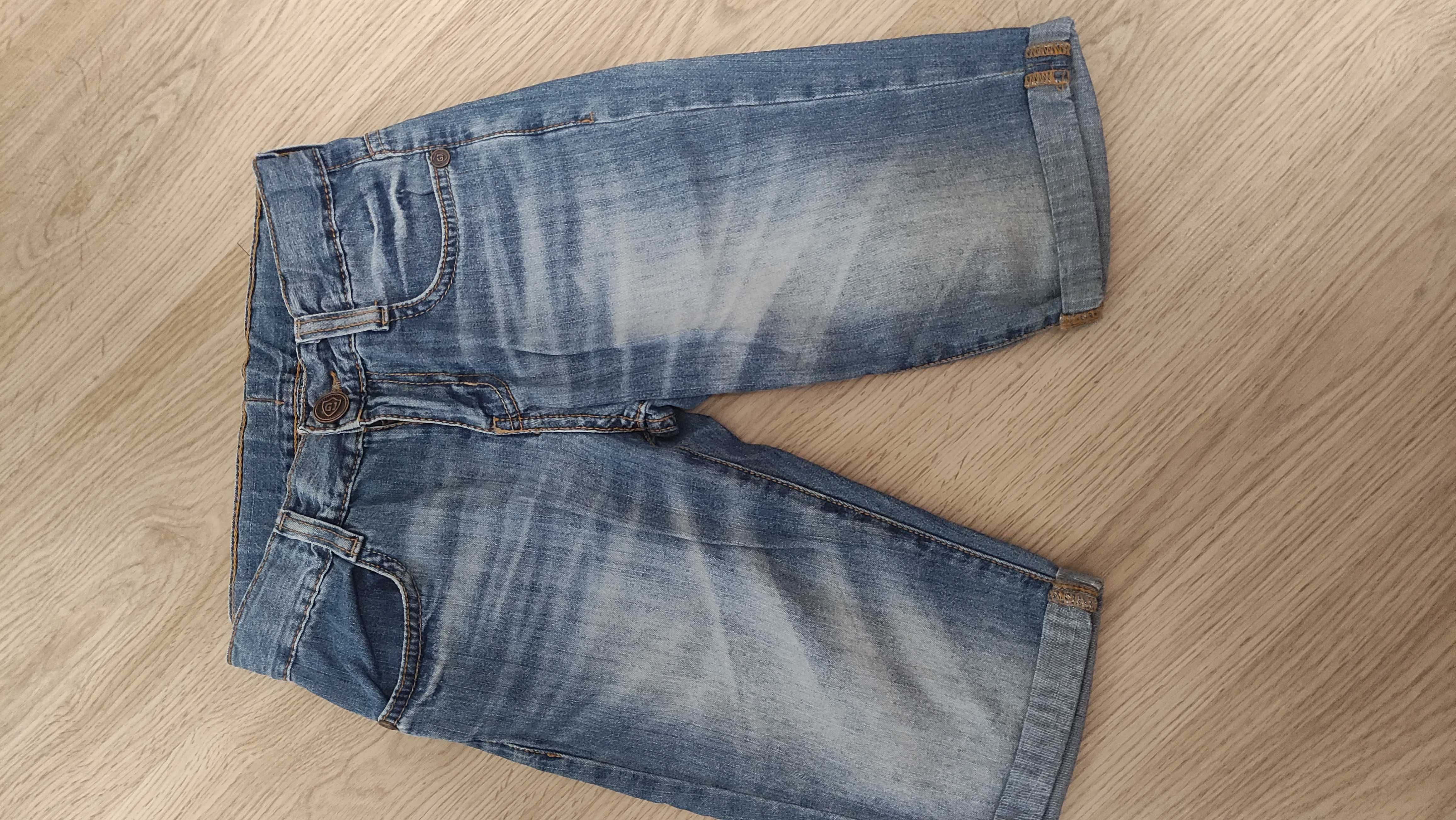 Шорти джинсові ціна за дві пари 122-140, відмінний стан