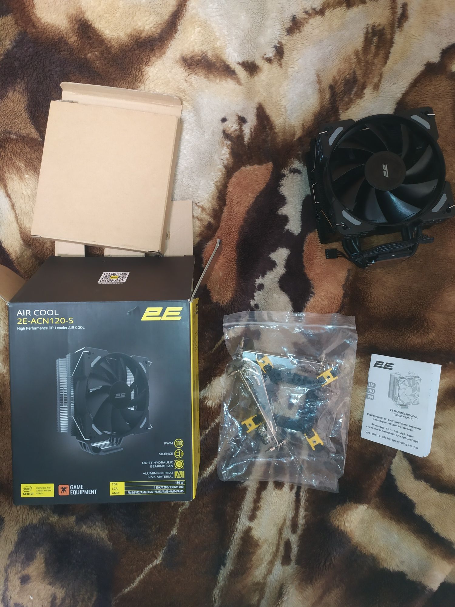 Кулер для процессора 2E GAMING AIR COOL 2E-ACN120-S