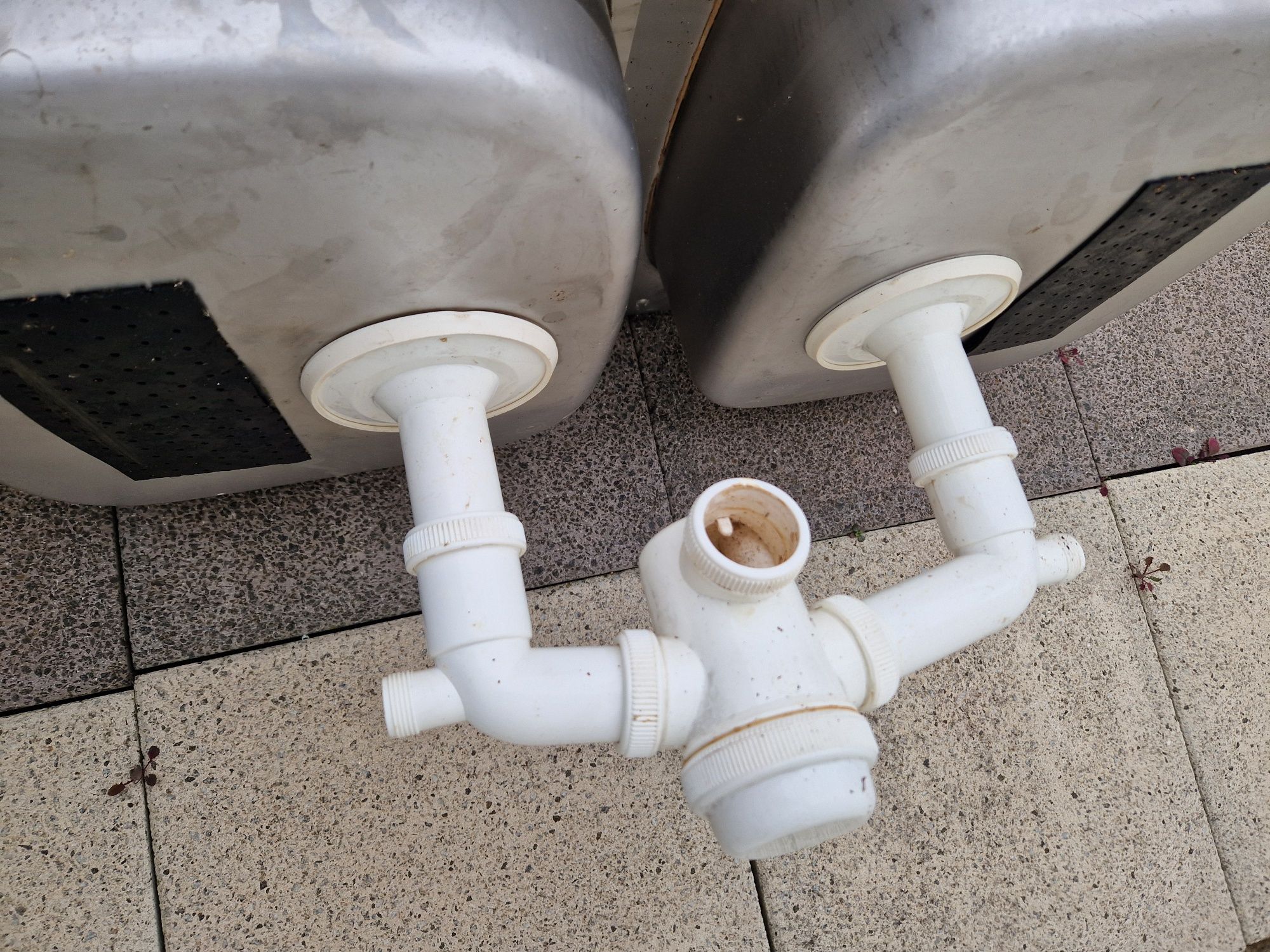 Lavaloiça duplo com escorredor INOX