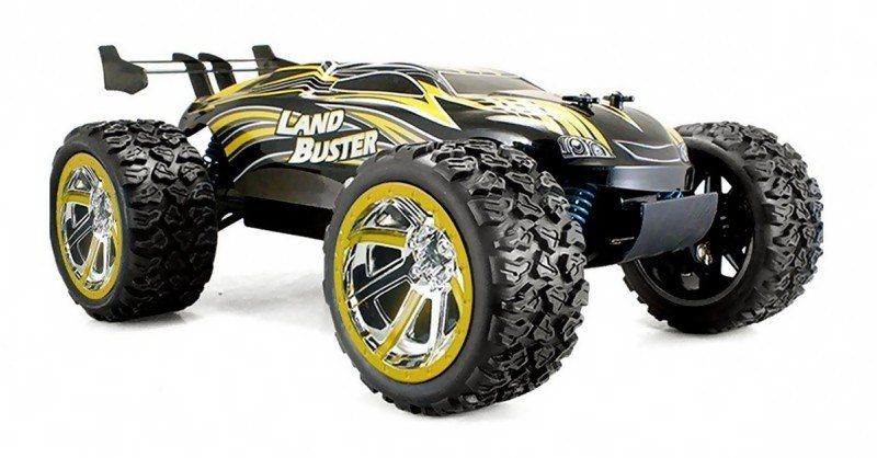 Land Buster Auto zdalnie sterowaneMonster Truc 1500mAh 45km/h - Żółty