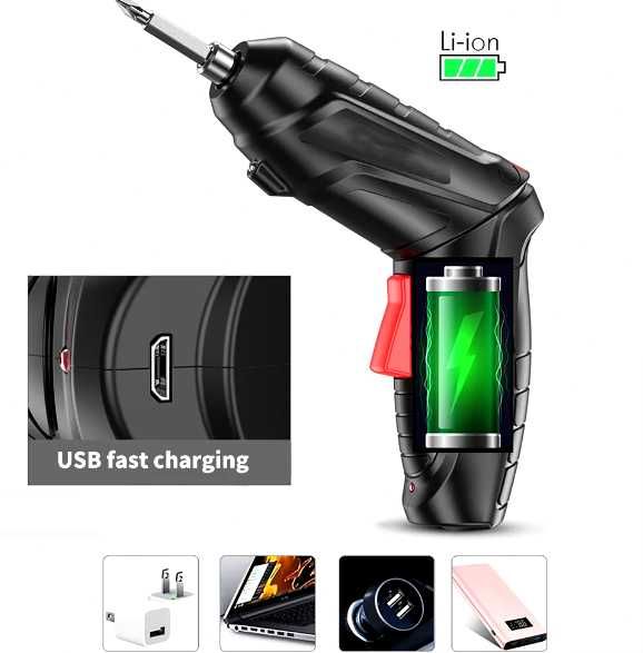 Wkrętak śrubokręt akumulatorowy - 1800mAh - mały rozmiar - mocny