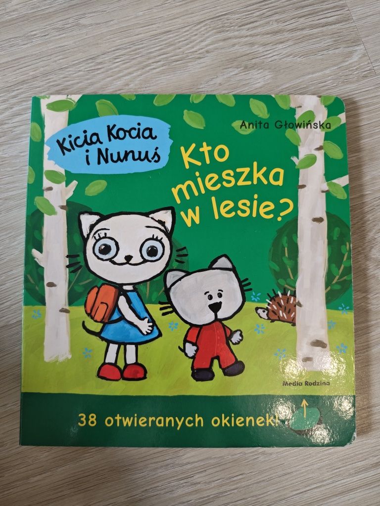Książeczka z okienkami Kicia Kocia i Nunuś x5