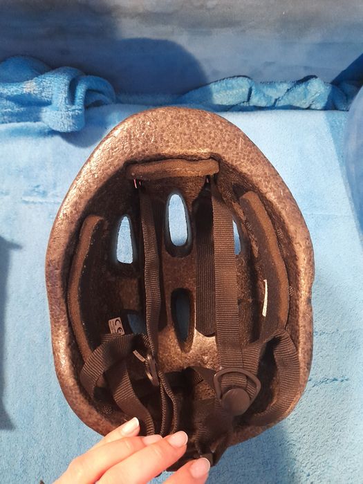 Kask rowerowy dziewczęcy 48-52 cm różowy