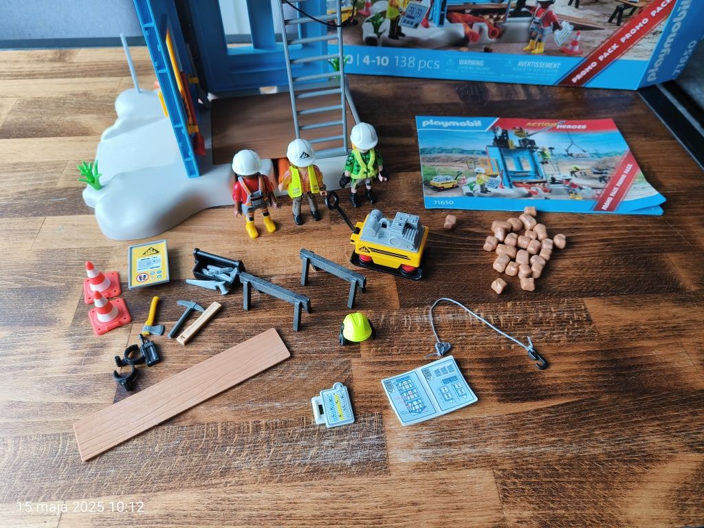 Playmobil action heroes 71650Plac budowy