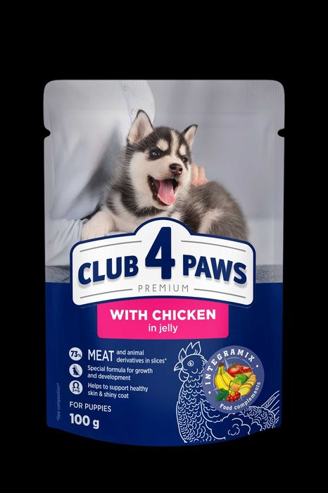 Корм Клуб 4 лапи в паучі для собак