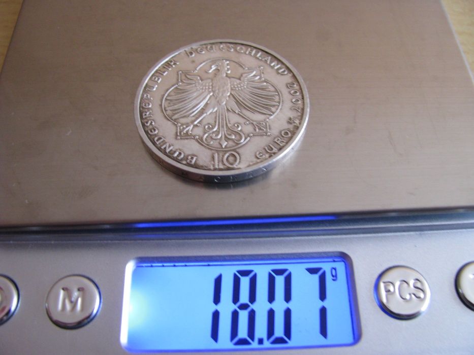 Niemcy Srebro 10 euro, 2007 Elżbieta z Turyngii