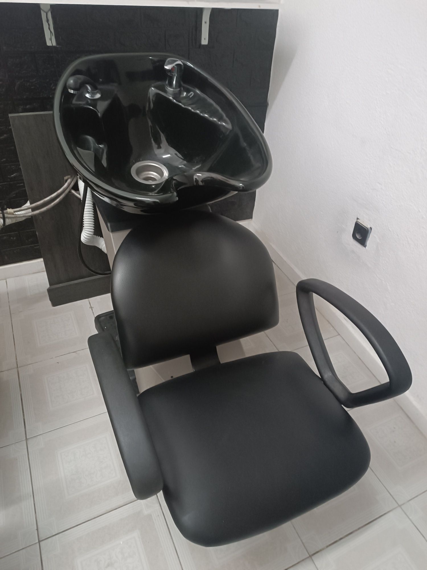 Rampa de lavar cabelo - cadeira cabeleireiro