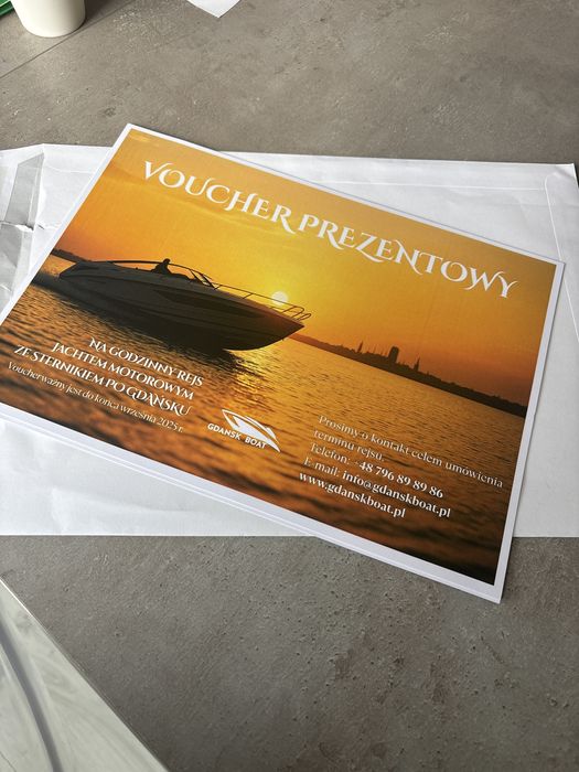 Voucher Prezentowy Rejs 8 osób jachtem po gdańsku