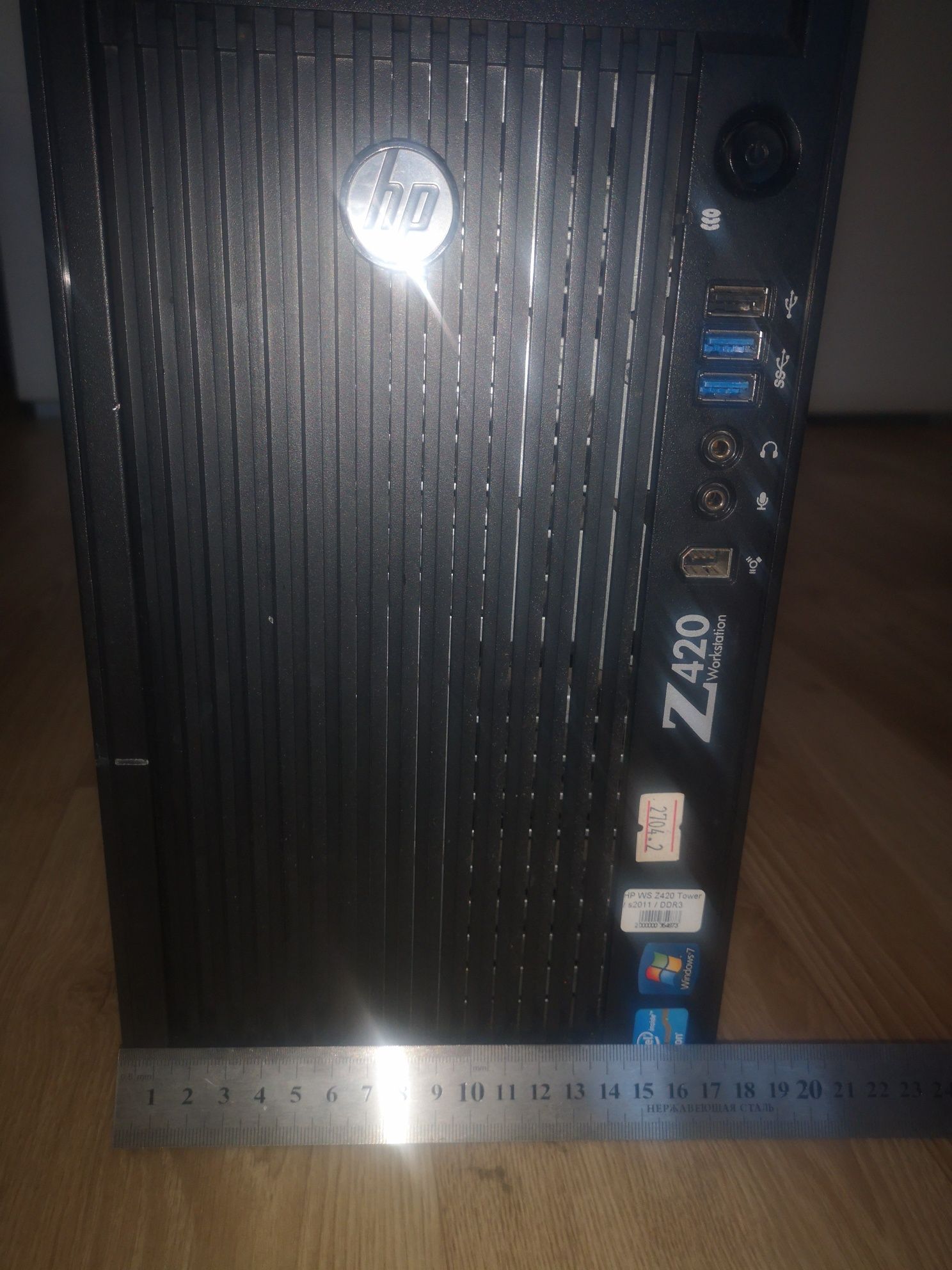 Системный блок НР z420/Intel Xeon E5 новая ssd