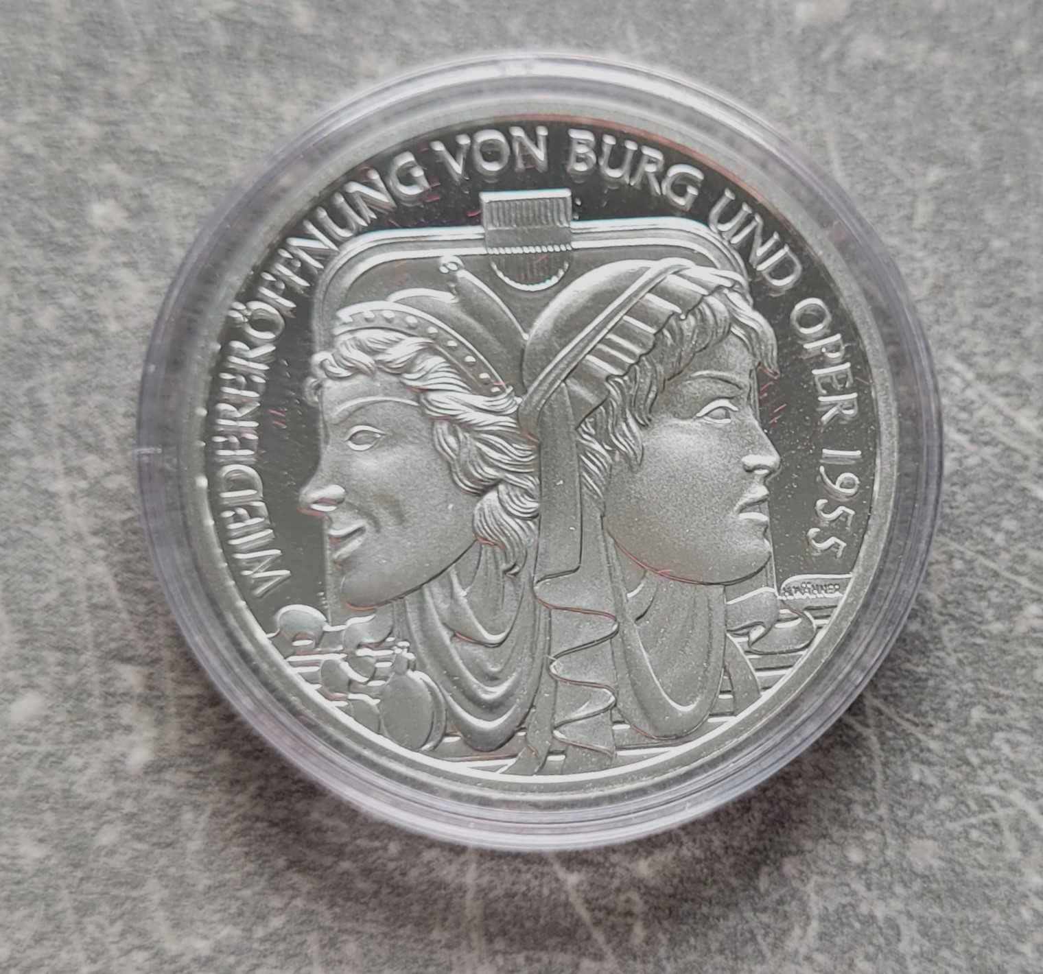 H31) AUSTRIA srebro - 10 Euro - 2005 r.
