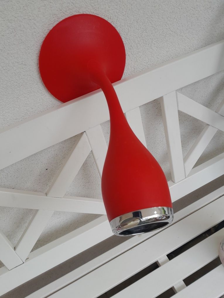 Lampa, kinkiet Flamme Ikea design, retro lata 80