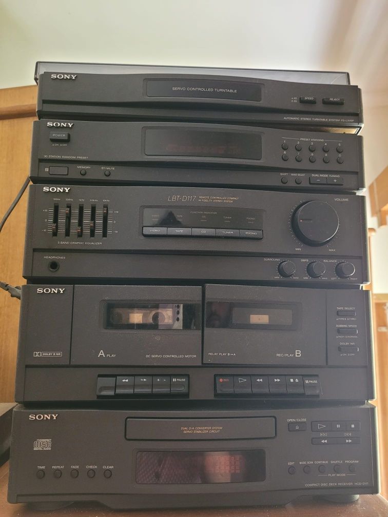 Radio da Sony Usado com gira discos