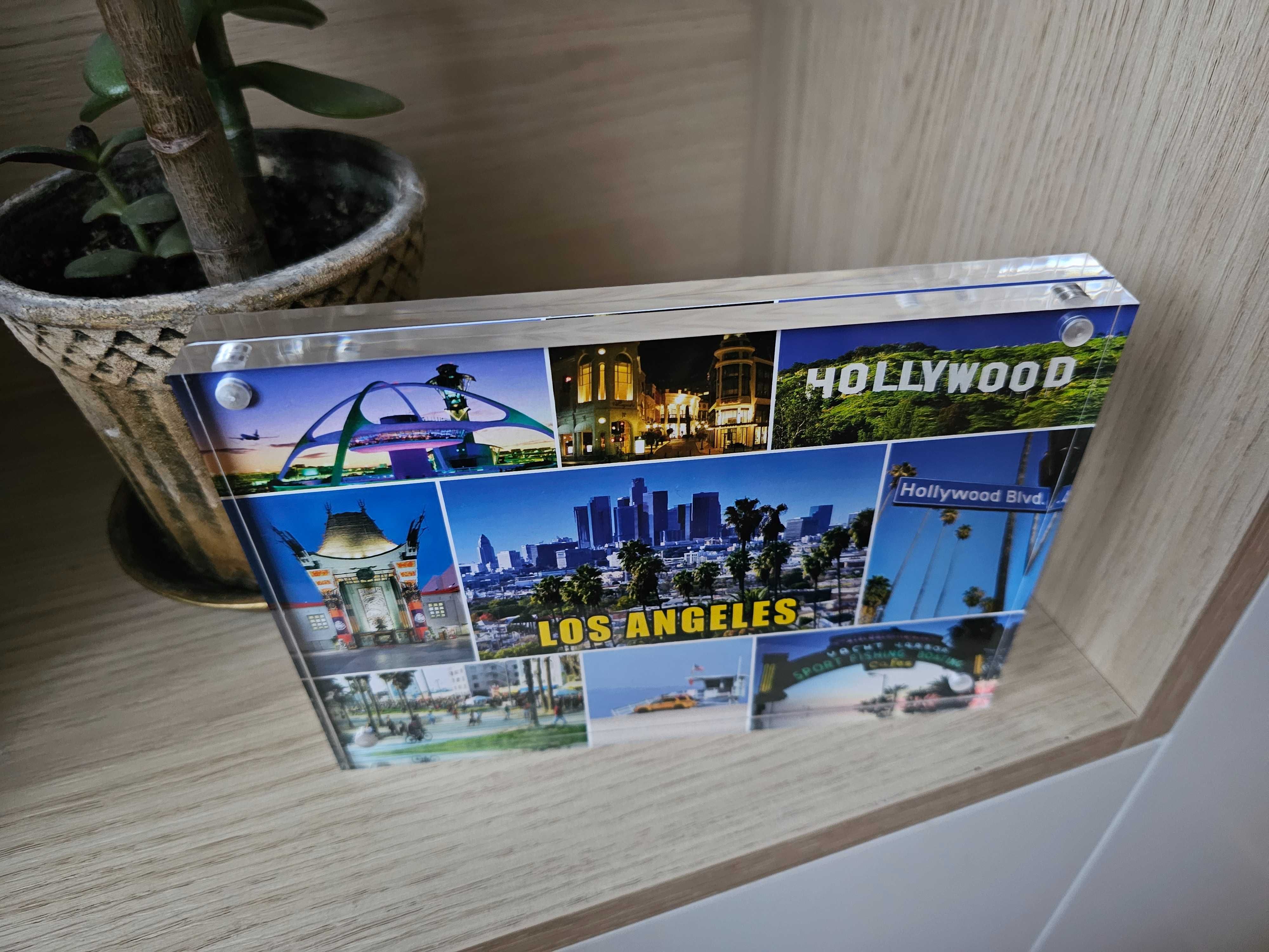Magnetyczna akrylowa dwustronna ramka na zdjęcia 13x18 bezramkowa