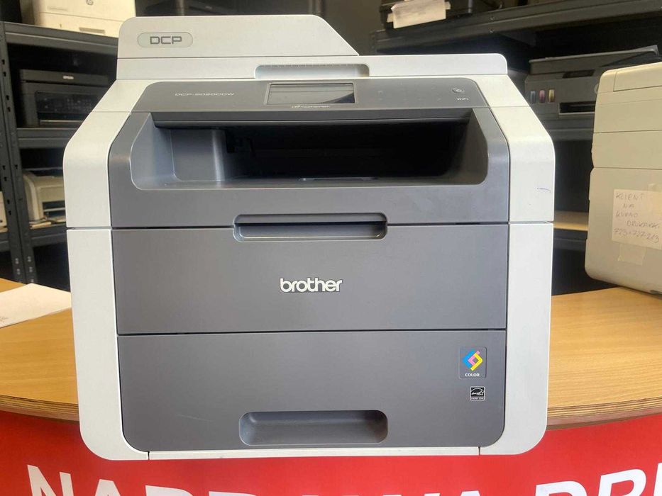 Brother DCP-9020CDW-WIFI,LAN,DUPLEX,ADF-Oryginalne tonery