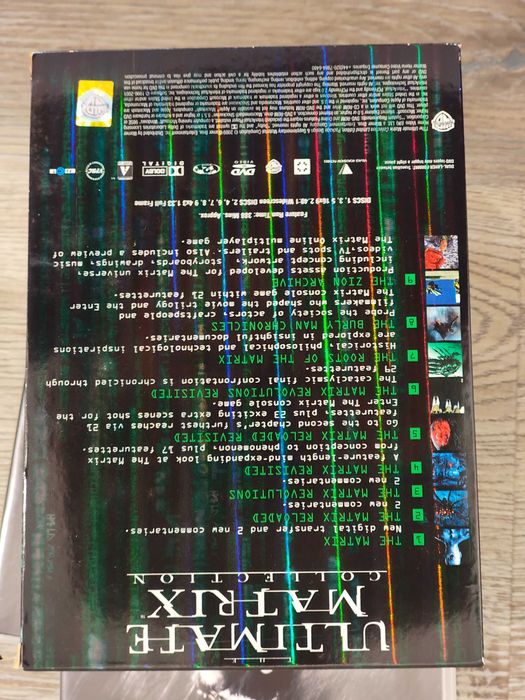 The Matrix trilogy + extras