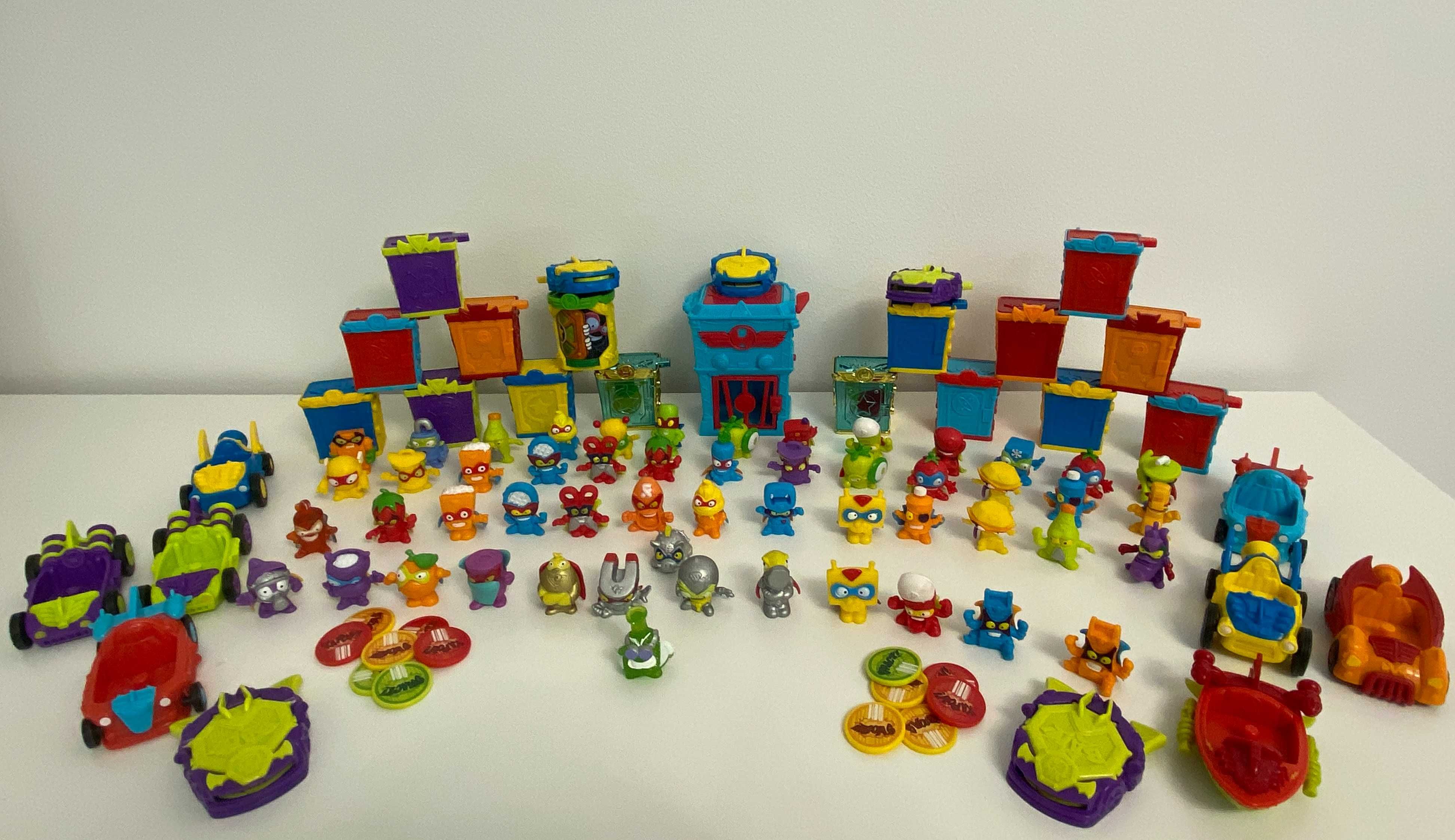 Figurki Super Zings + domki + auta + armaty + naboje + Unikat Doktor K