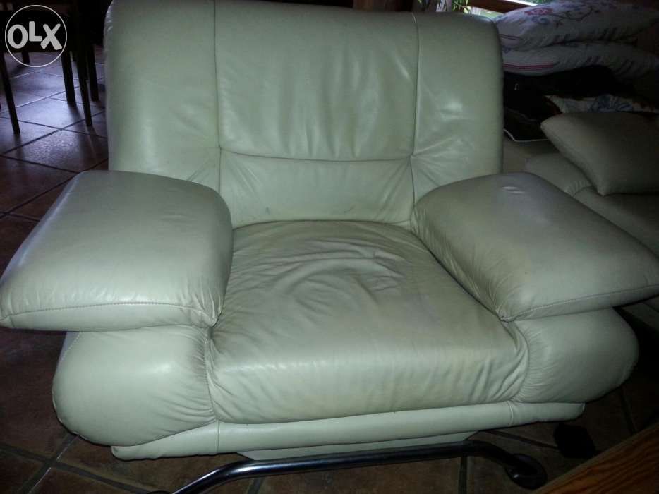 Komplet skóra sofy fotel 3 ,2 ,1 Gliwice