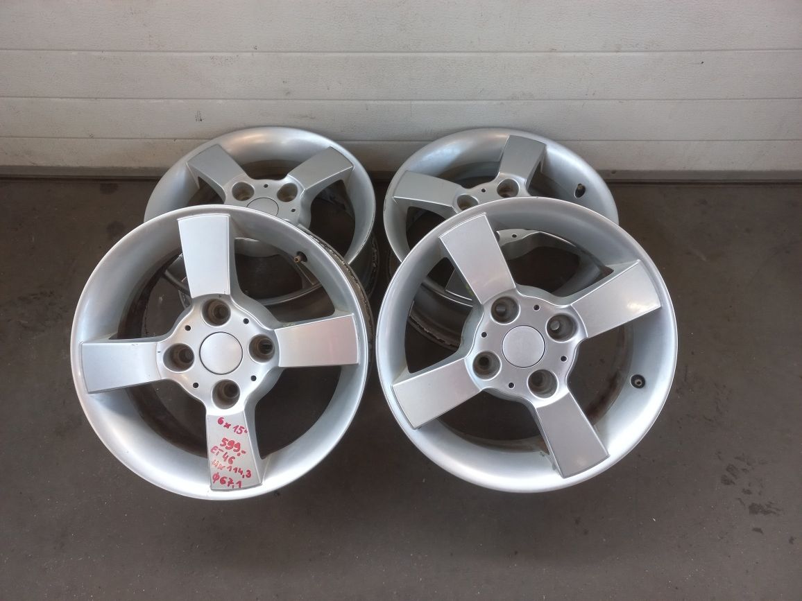 Alufelgi 15" 4x114,3 Smart