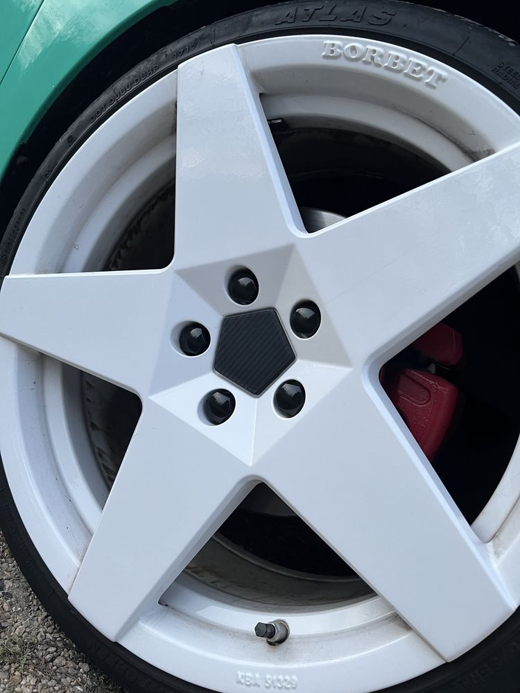 Borbet A New 19 cali 8.5j 5x114,3 + Opony Continental 225/40