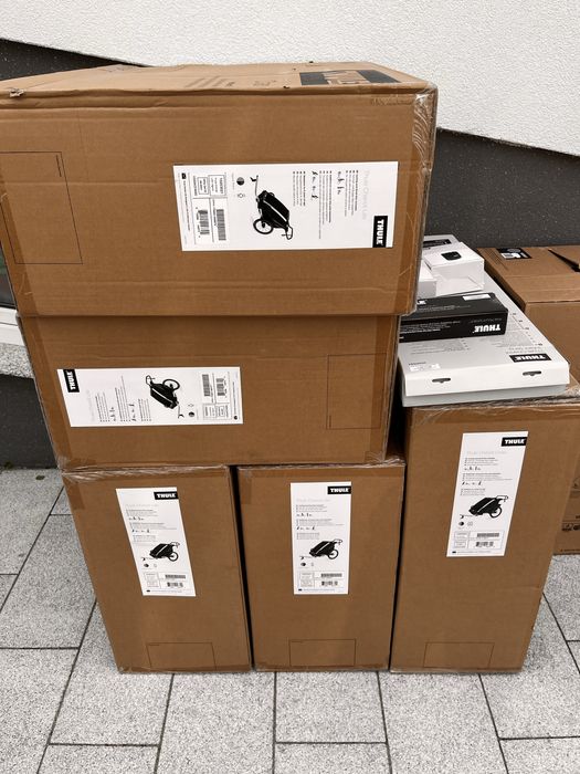 Thule wózek coaster xt 2 osobowa przyczepka rowerowa NOWA fv/paragon