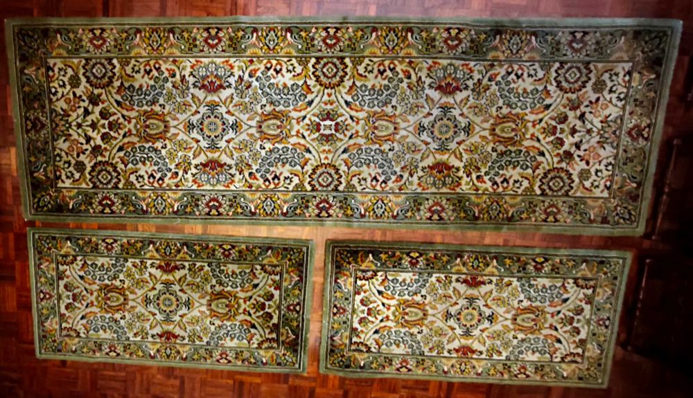 Conjunto de 3 Tapetes Coloridos