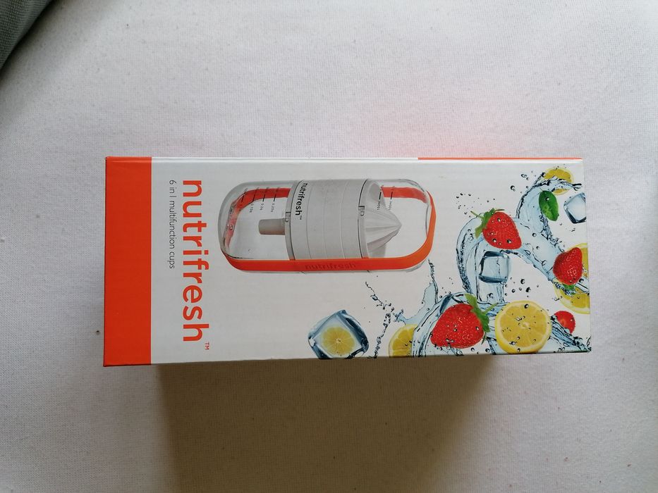 Espremedor de citrinos Nutrifresh 6 em 1 branco