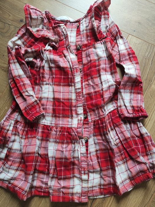 H&M ubranka świąteczne dla dziewczynki 110/116