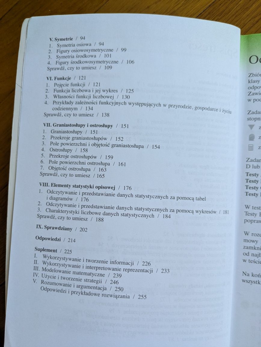 Matematyka wokół nas zbiór zadań gimnazjum