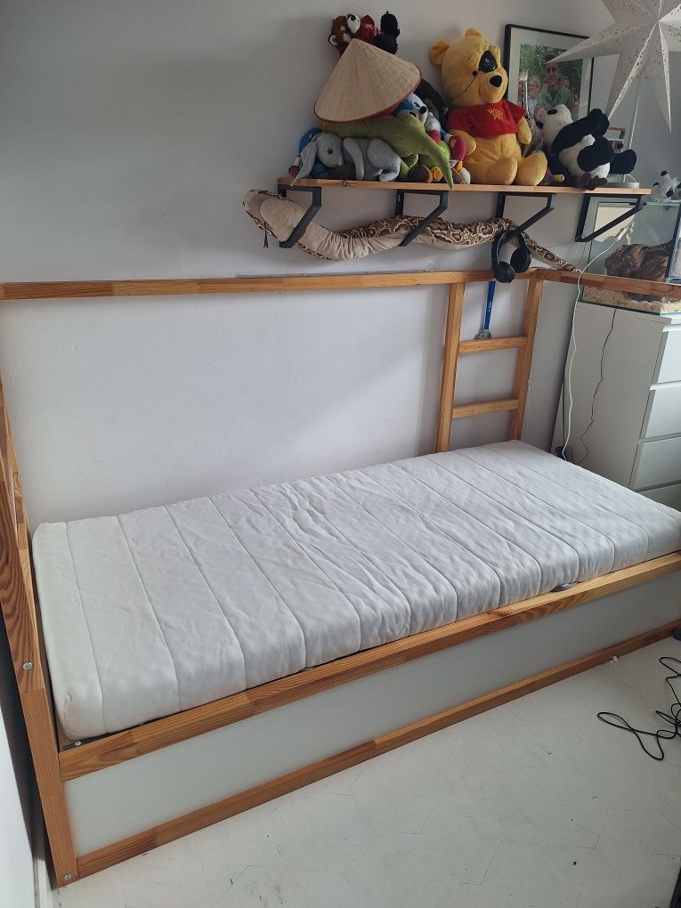 Łóżko IKEA Kura z materacem 90×200cm