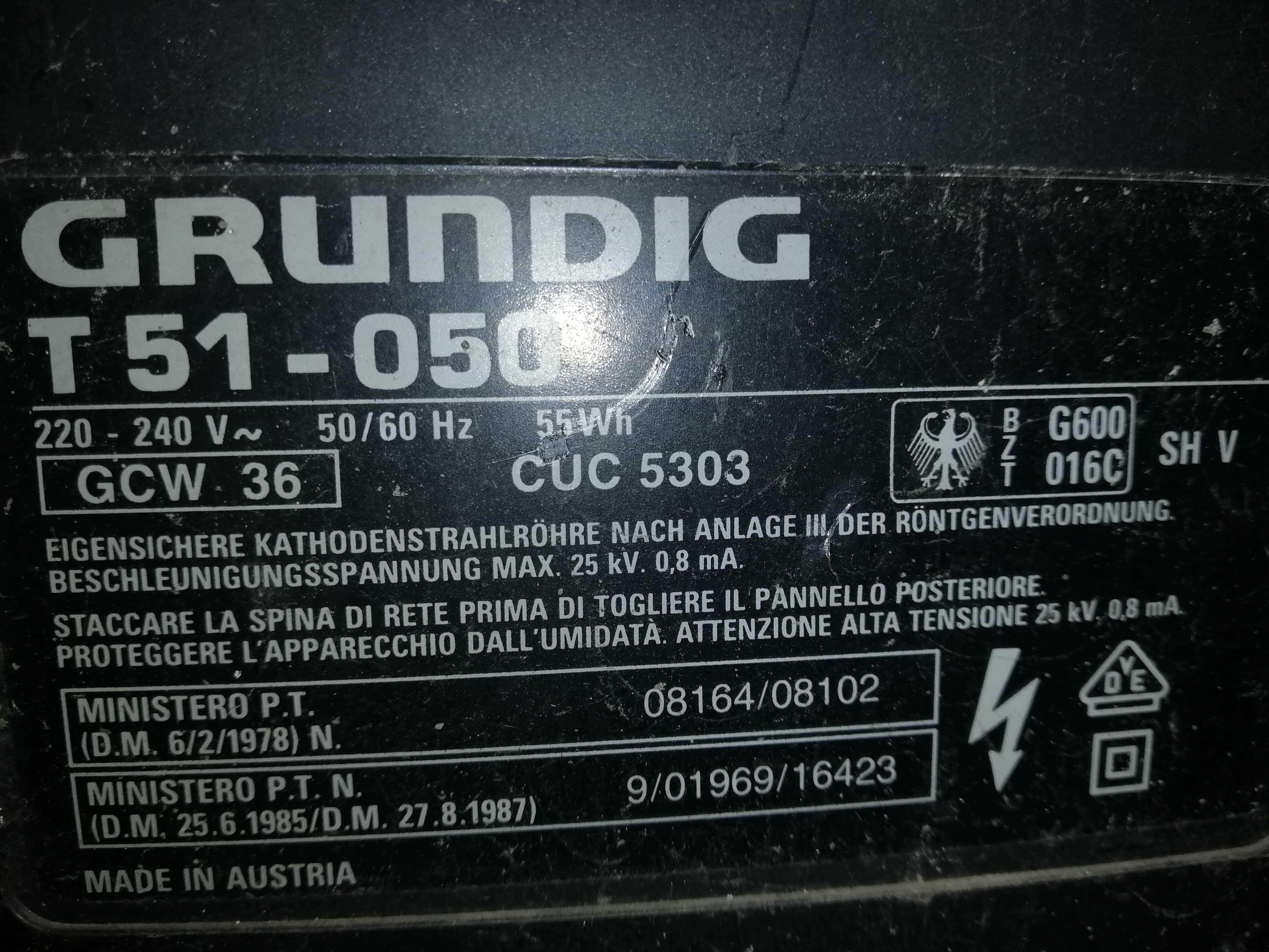 Телевізор Grundig t51 - 050