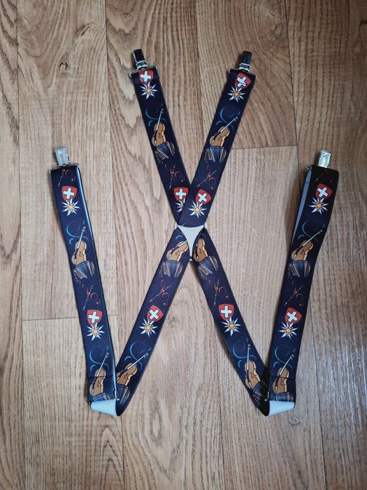 Подтяжки на подарок. Сувенир меломану.