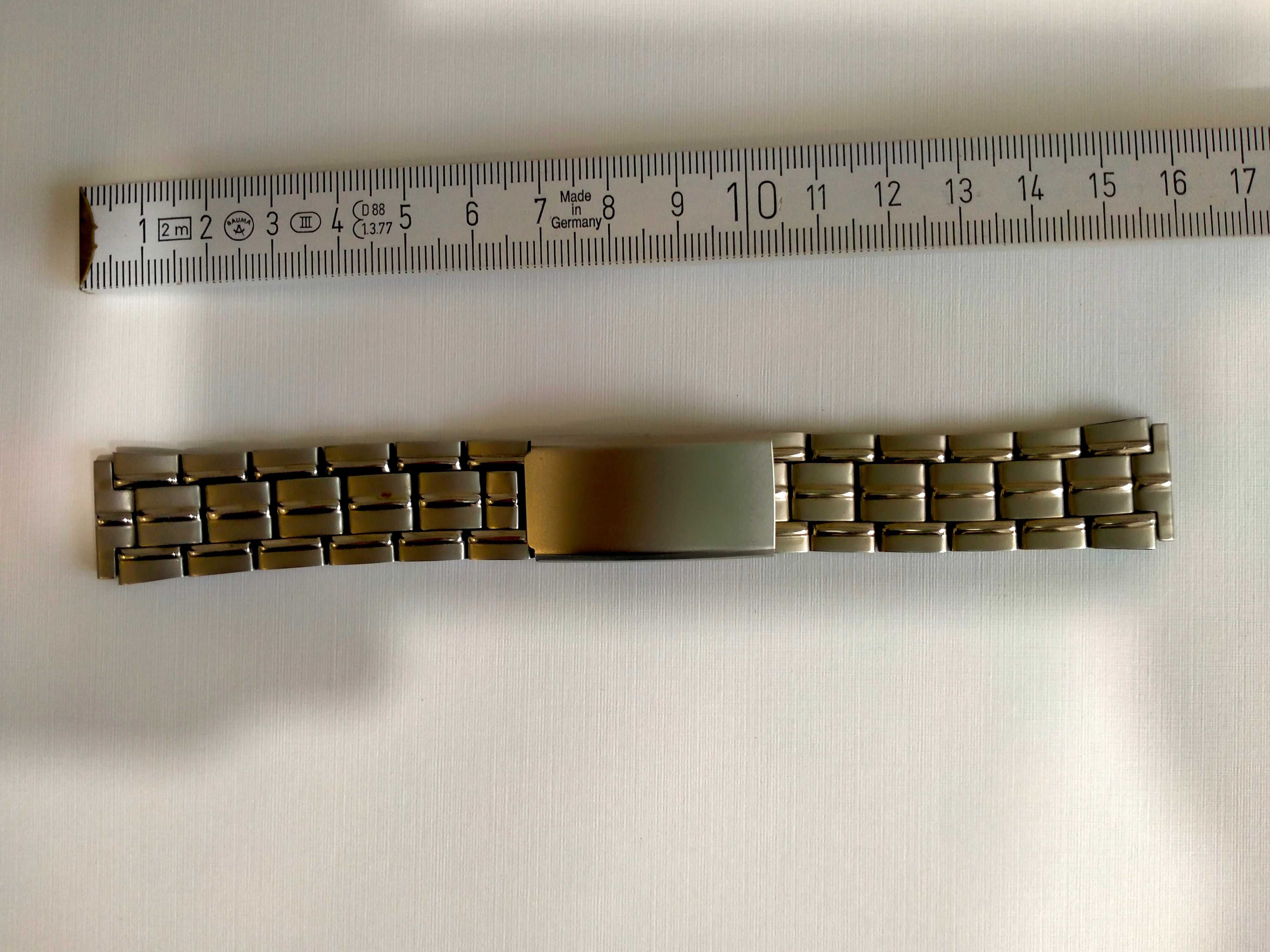 bransolety metalowe do zegarka 2szt