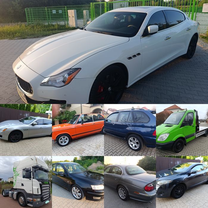 Zamienię 13 Aut na dom/Mieszkanie*Maserati Quattroporte/ BMW 1600 *