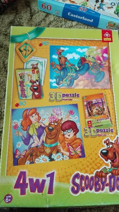 puzzle engry birds, scooby-doo i gry