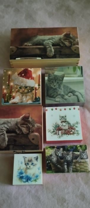 Kotki - prezent - drewniana jj