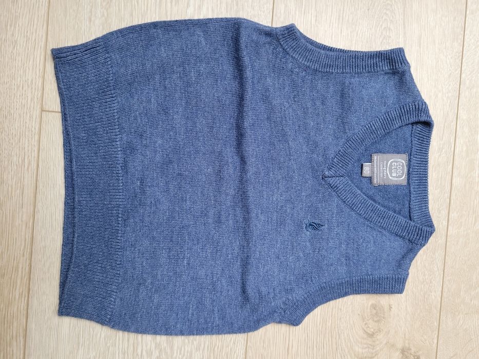 Elegancka kamizelka niemowlęca Cool Club Smyk rozm. 80 STAN IDEALNY