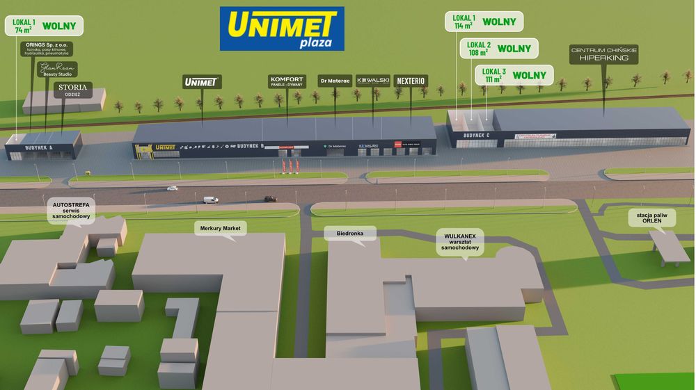 Lokal z klimatyzacją - Sanok, ul. Krakowska 9 (obok Unimetu)