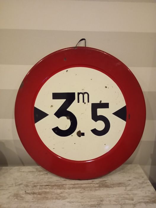 Chapa esmaltada de transito