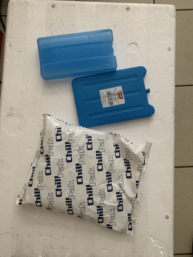 Styrobox duże Pudełko styropianowe 30 l wkłady chlodzace