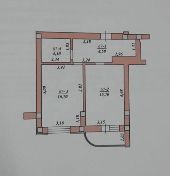 Продаж 1к новобудови на Миру
