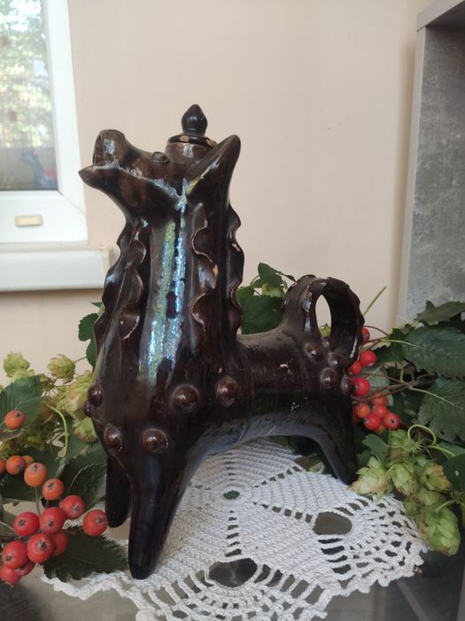 Керамика Украины, Васильковская майолика,Дивные звери,Опошня, куманец