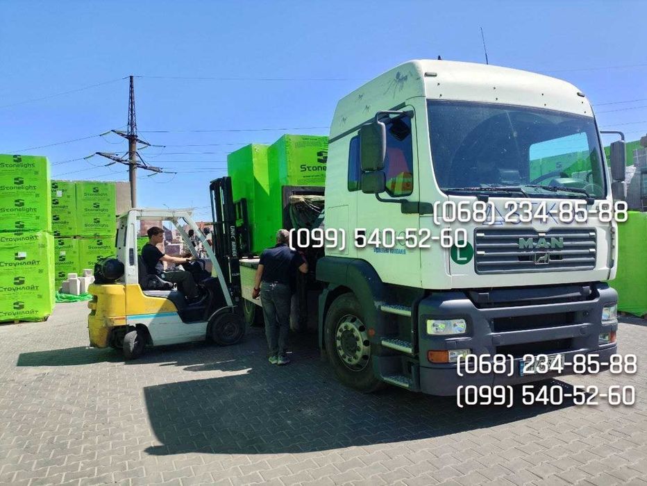 ГАЗОБЕТОН, ГАЗОБЛОК, Стоунлайт Бровари